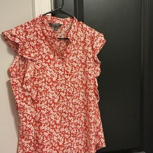 Lauren Ralph Lauren women’s flutter sleeve top